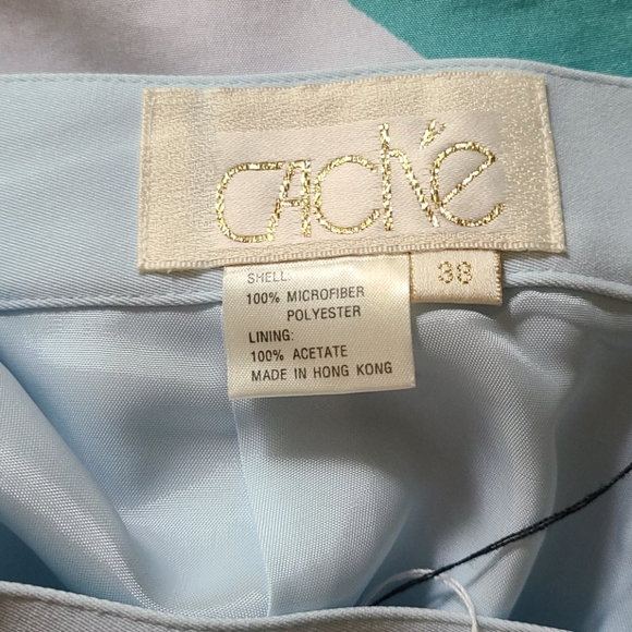 Cache Light Blue Size 6 Skirt - Picture 6 of 6